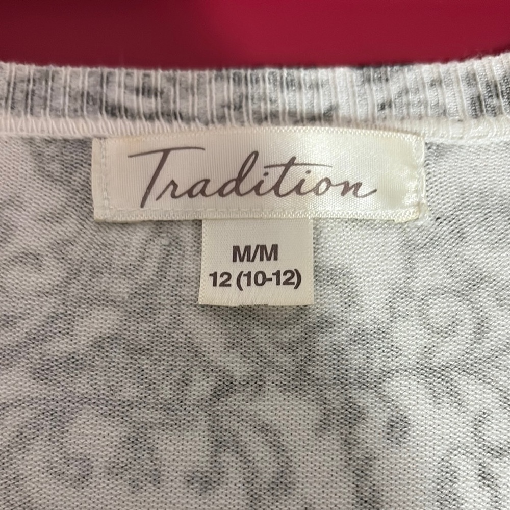 Chic Black and White Patterned Blouse MM337 - Picture 5 of 6